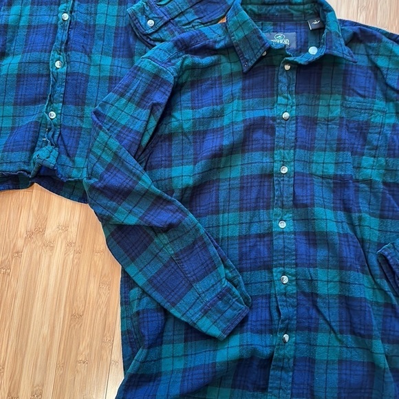 Two Redhead button down flannel shirts size large men’s - Picture 7 of 14